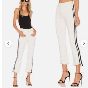 MOTHER Insider white pants
